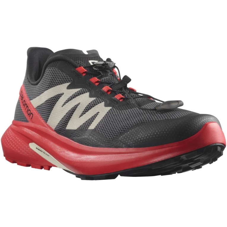 Sapatilhas Trail Running Salomon Hypulse Masculino Pretas Vermelhas | PT C09578